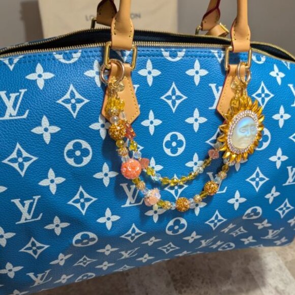 Fashion Top Handle Bag-Stunning High Quality in Gorgeous BLUE! - Picture 1 of 9